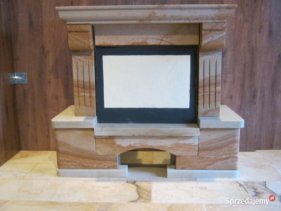 obudowa kominka z kamienia łódzkie Wielgomłyny