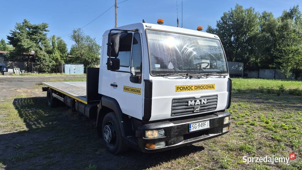 MAN LE 12220 Pomoc Drogowa Laweta MAN śląskie