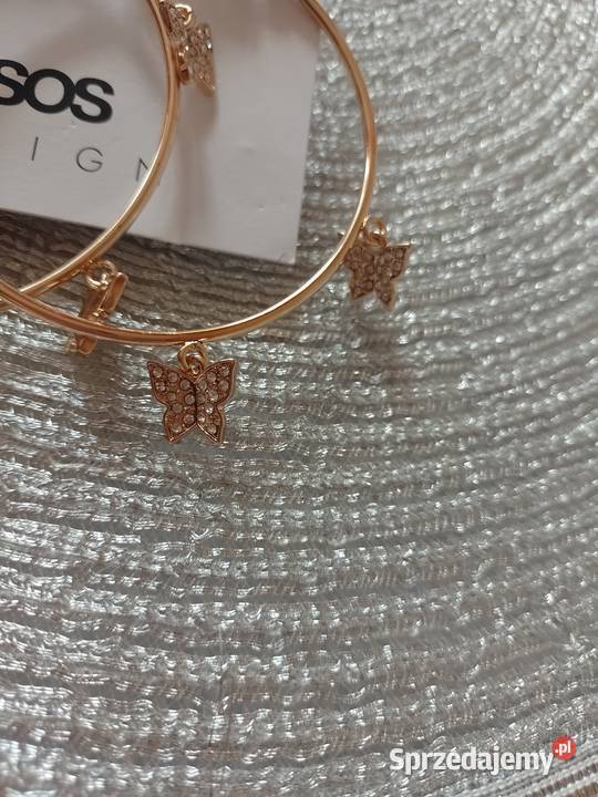 ASOS Duże Bogato zdobione kolczyki koła z małopolskie Kraków