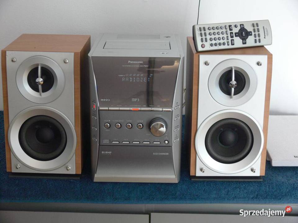 Wieża Panasonic SAPM31 pil RDS mp3 kolumny Jasło
