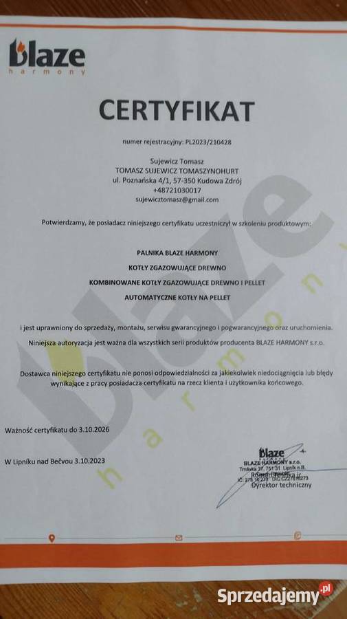 Dlaczego Blaze Harmony kupić tu dolnośląskie Kudowa-Zdrój