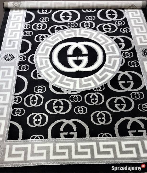 Dywan 160X230 CzarnoBiały Styl Versace NOWOŚĆ