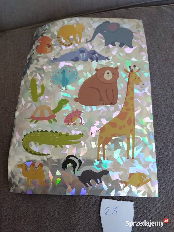 Naklejki zwierzęta 1 Artykuły szkolne