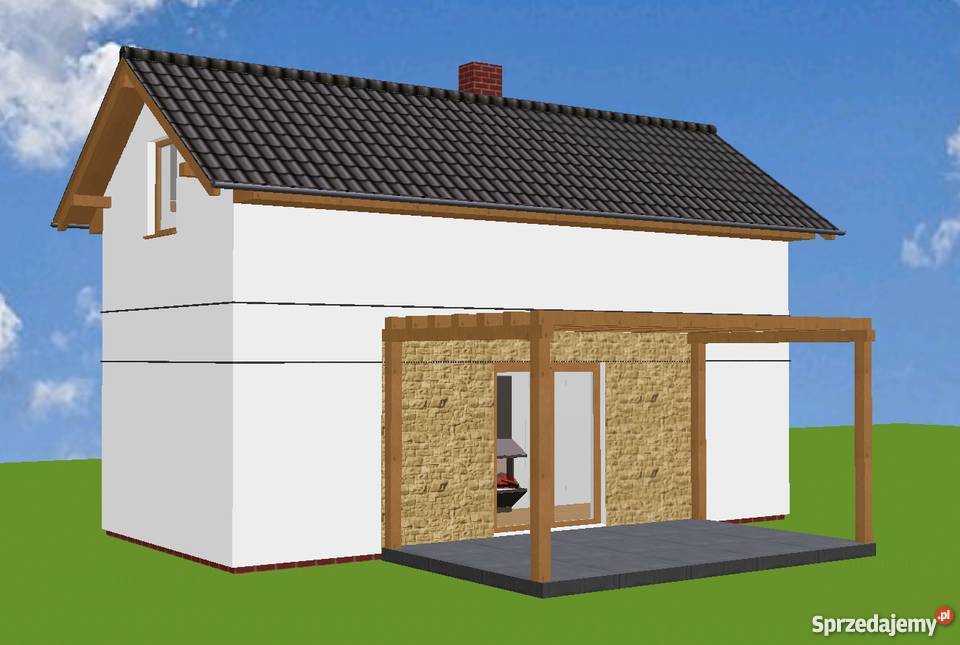 Projekt domu ZG8b na zgłoszenie bez pozwolenia Zakopane