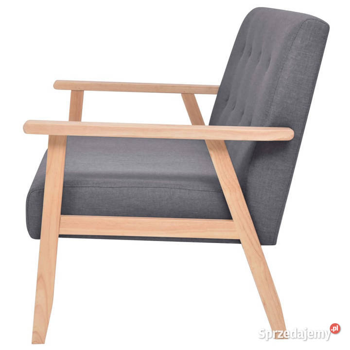 2osobowa sofa materiałowa ciemnoszara WM244652 Warszawa