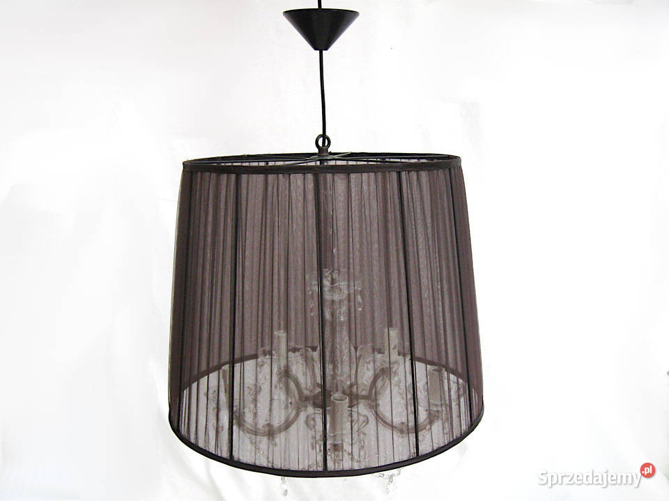 Lampa wisząca fiolet kryształki Szczecinek