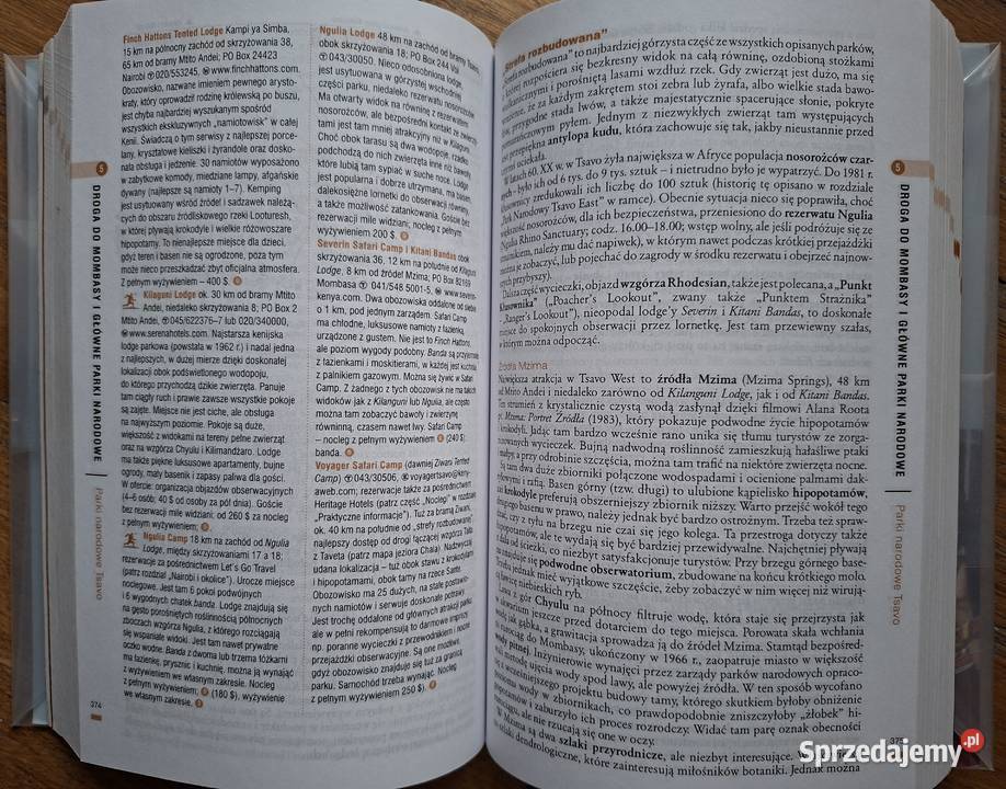 Kenia podróże z pasją RoughGuides miękka Kraków