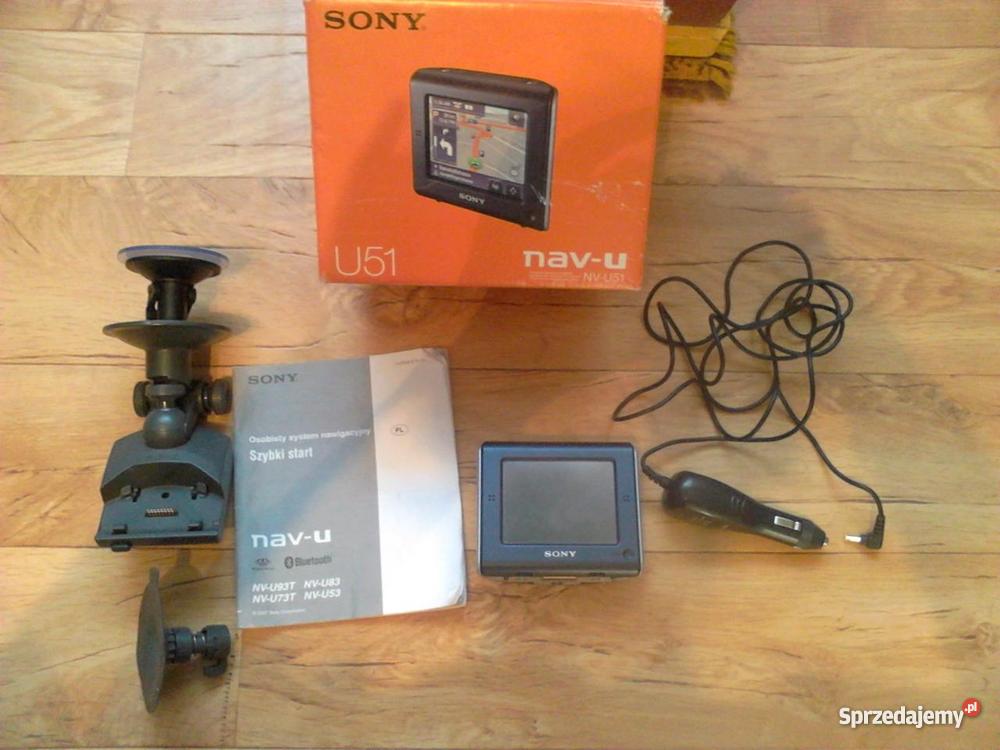 Nawigacja Sony NVU51 Mapa Polska Lasowice Małe