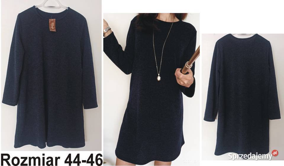 Nowa granatowa sukienka w rozmiarze 4446 Radzyń Podlaski
