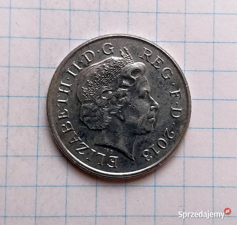 10 PENSÓW TEN PENCE 2013 WIELKA BRYTANIA Piszczac sprzedam