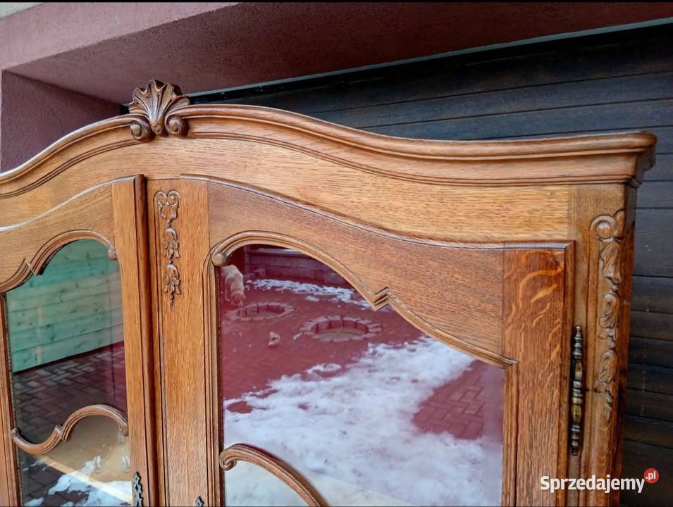 Witryna Ludwikowska Stylowa Biblioteczka Komoda Komody Kamienna Góra