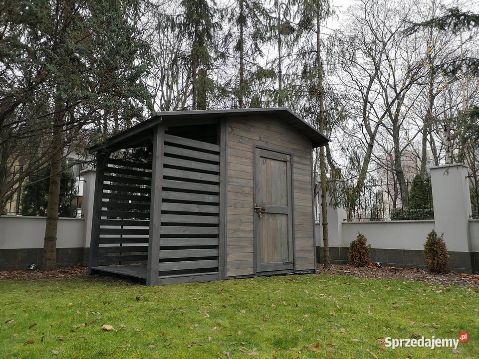 Domek narzędziowy 2 x 2m drewutnia 11 x 2m Kalety