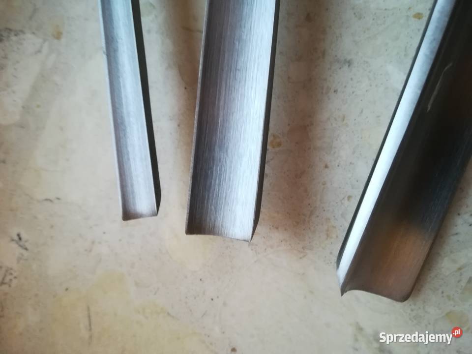 Dłuta żłobniki 3 elementy zestaw Poznań sprzedam