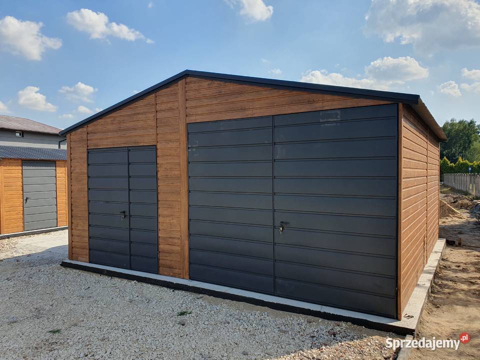 Garaż blaszany garaż drewnopodobny garaż na Bielsko-Biała