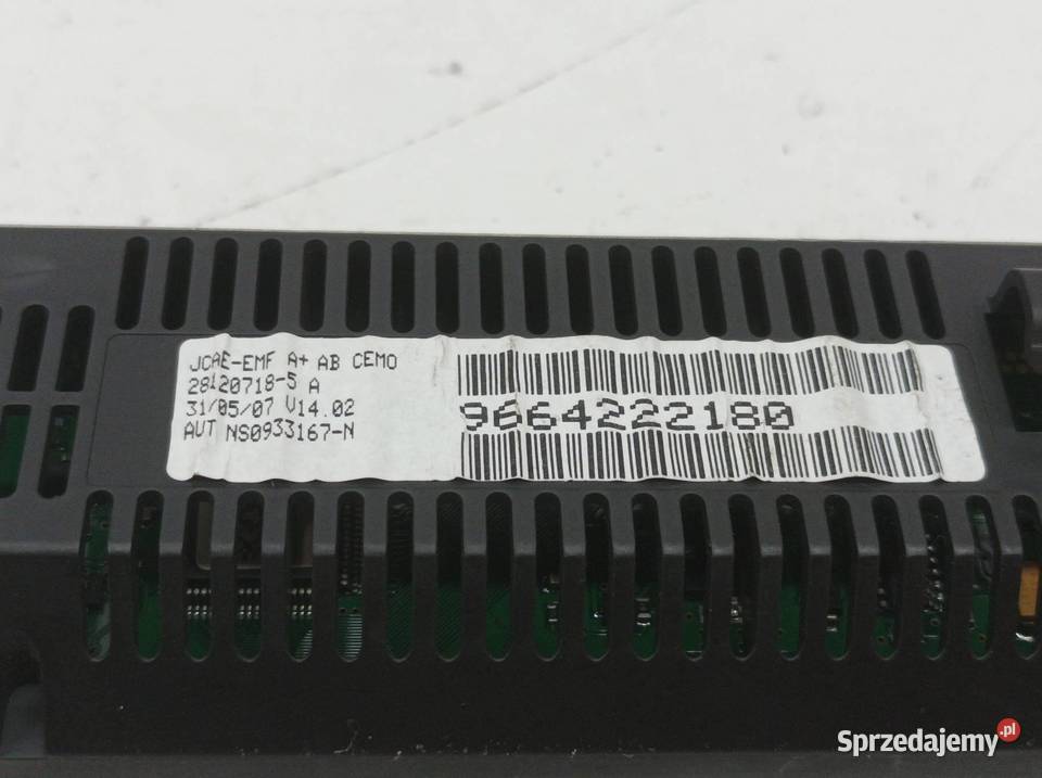 WYŚWIETLACZ 9664222180 Citroen C4 I 20042010 osobowe