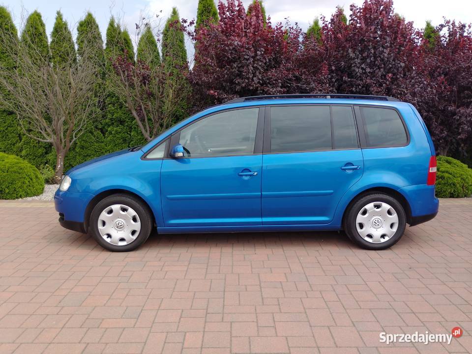 VW Touran 16i 2004r 7osób 6 biegów BEZ KOROZJI VAT marża wielkopolskie Witkowo