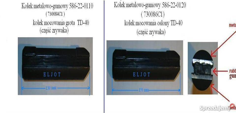 KOŁEK 586220110 586220120 SPYCHARKA TD40 HSW Akcesoria