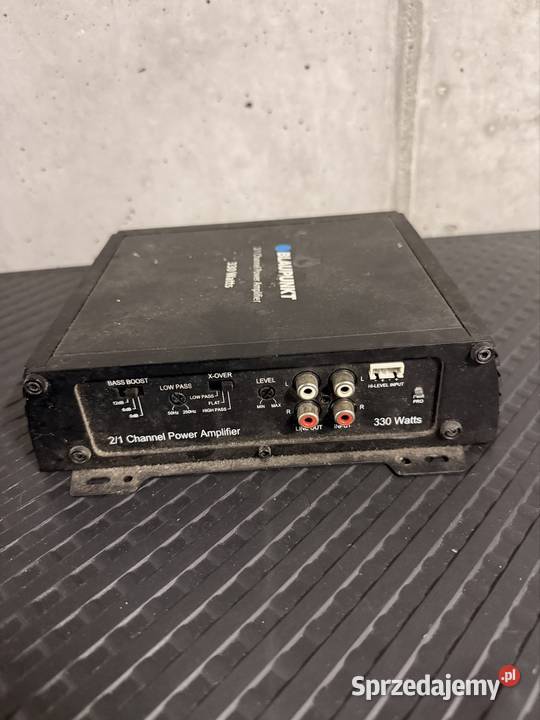 Skrzynia Basowa Subwoofer Blaupunkt wzmacniacz