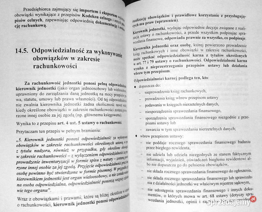 Zasady rachunkowości przedsiębiorców Jerzy Roman Książki i Podręczniki lubelskie Chełm