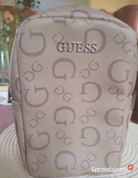 Torebka listonoszka Guess brązowy/beżowy Strzyżów