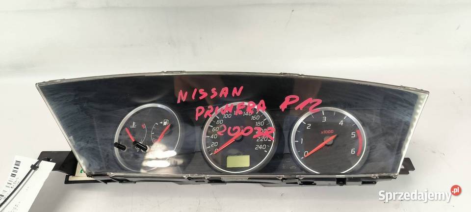 LICZNIK ZEGAR NISSAN PRIMERA osobowe Lipno