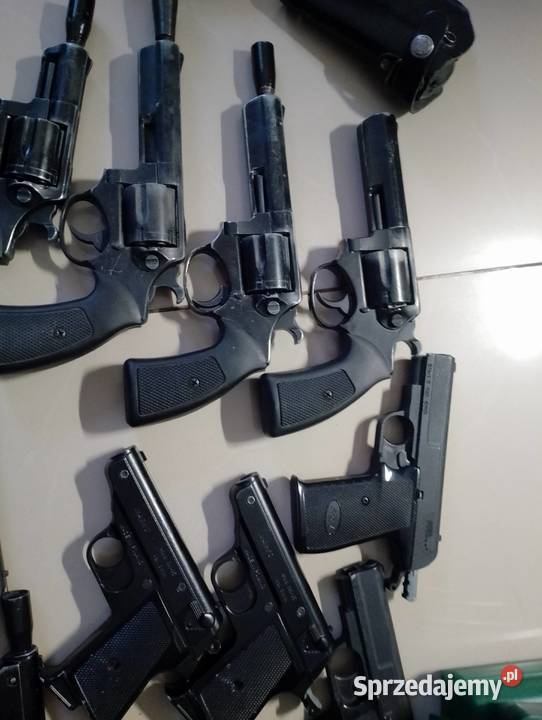 Pistolety hukowe kaliber 6mm uszkodzone