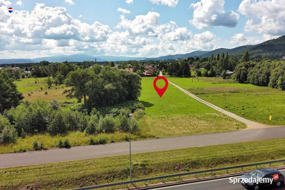 Działka usługowa Buczkowice kSzczyrku 3603m2 śląskie