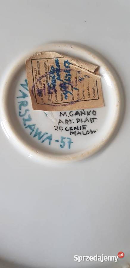 Patera talerz Kwiatogal MGanko Warszawa Orneta