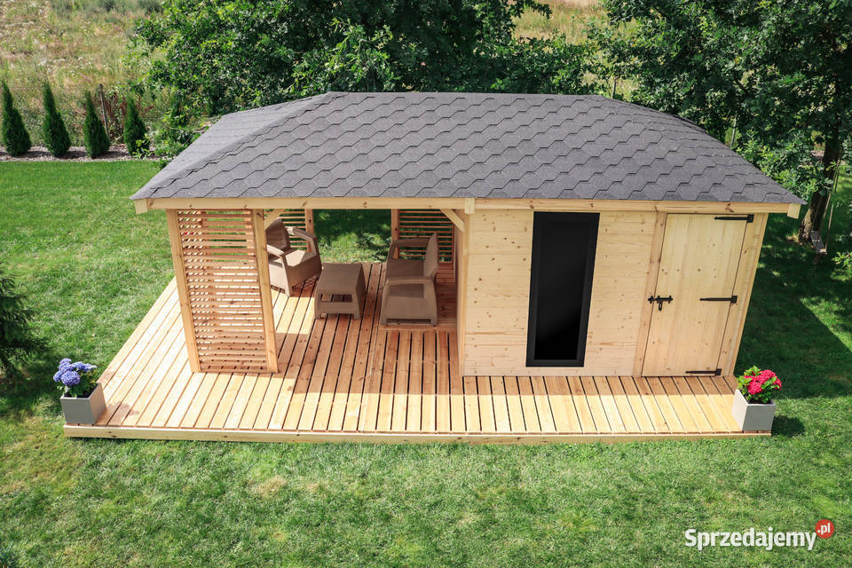 Domek narzędziowy25x5 Letniskowy Altana SanRemo Zawiercie