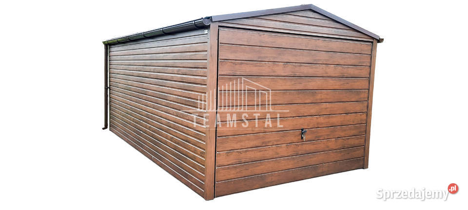 GARAŻ BLASZANY 3m x 6m dwuspad Brama rynny TS268 łódzkie Łódź sprzedam