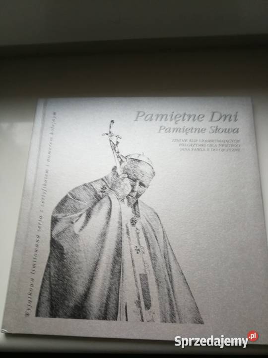 Polska zestaw 8 klip Jan Paweł Pamiętne dni Numizmatyka Poznań sprzedam