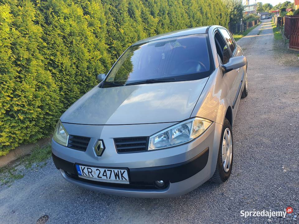 RENAULT MEGANE 16 BENZYNA 2005 małopolskie Łęg Tarnowski