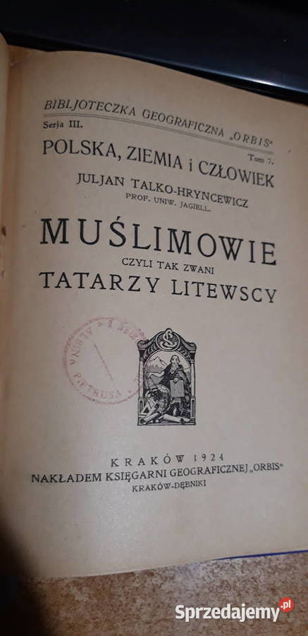 MUŚLIMOWIETATARZY LITEWSCY TALKO HRYNIEWICZ 1924 Iwno