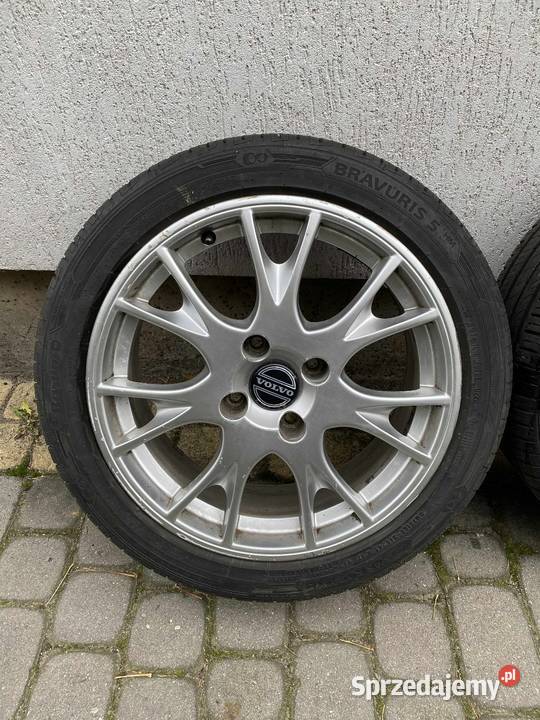 Felgi 17 Volvo V40 S40 z b dobrymi oponami Ostrołęka