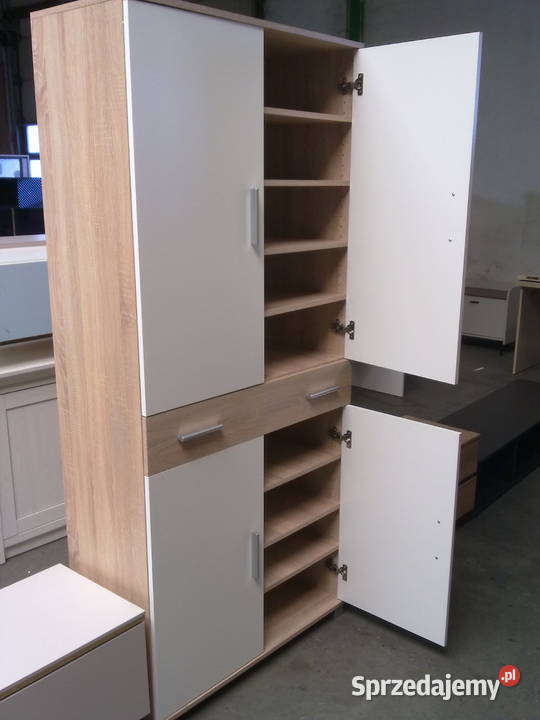 Nowa szafa 4D z szufladą 90x198x40 dąb Wieruszów