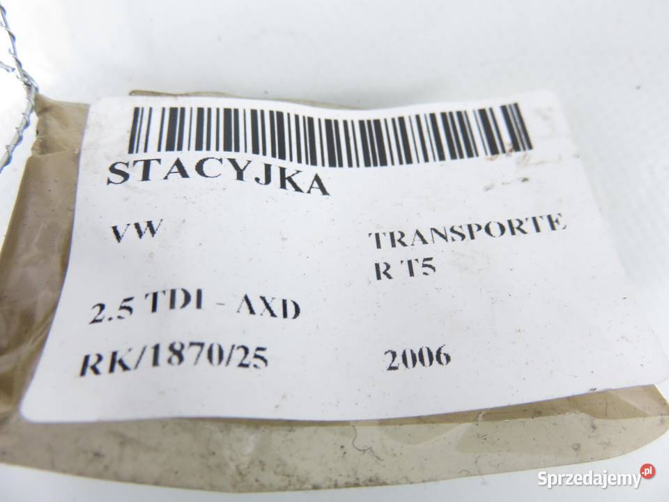 STACYJKA VW TRANSPORTER T5 4B0905851C