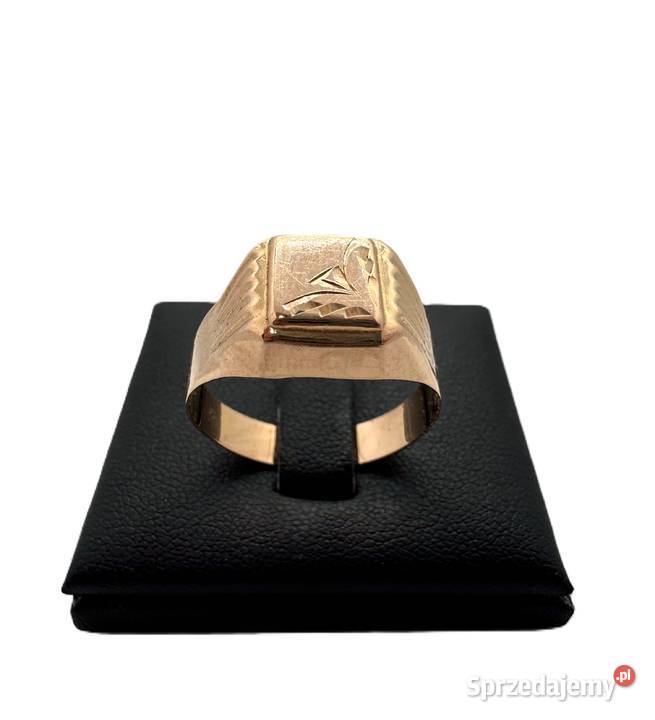 Złoty Sygnet pr 585 327g R25 złoto Sygnety Elbląg