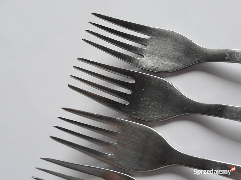 Widelce obiadowe 2 KONWALIE Gerlach sztućce PRL Dąbrowa Górnicza