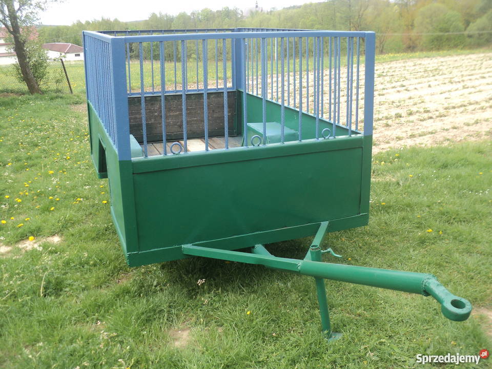 Przyczepa jednoosiowa dwukółka Krajno-Parcele sprzedam