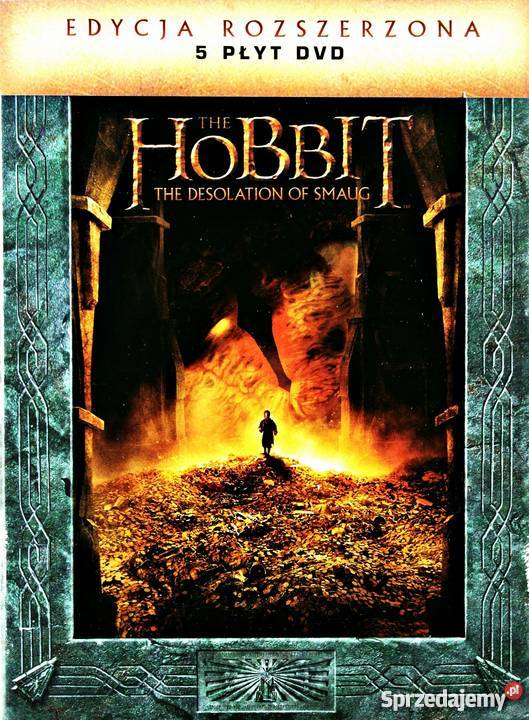 HOBBIT PUSTKOWIE SMAUGA EDYCJA ROZSZERZONA 5 DVD przygodowy Kalisz