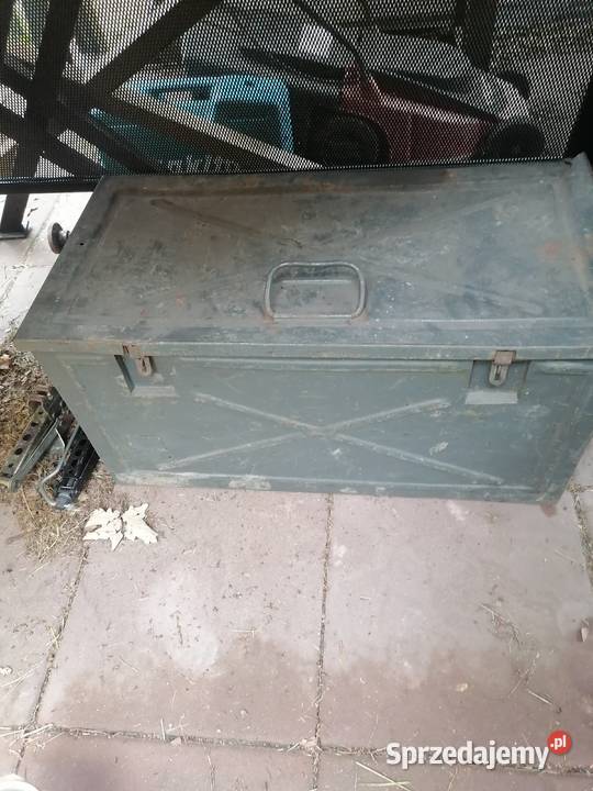 wojskowa skrzynia metalowa Lidzbark Warmiński sprzedam