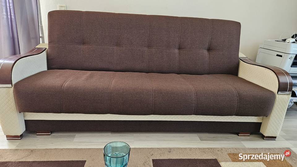 Komplet wypoczynkowy Volta w brązowobeżowej Sandomierz sprzedam