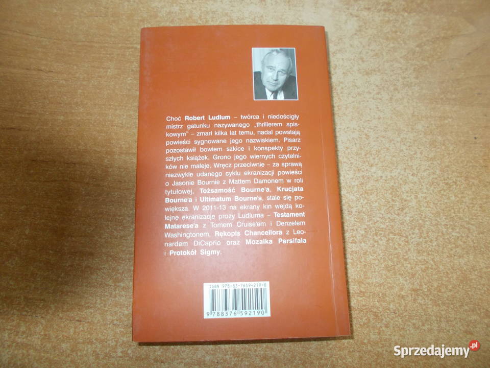 Robert Ludlum Mistyfikacja Bournea Głubczyce sprzedam