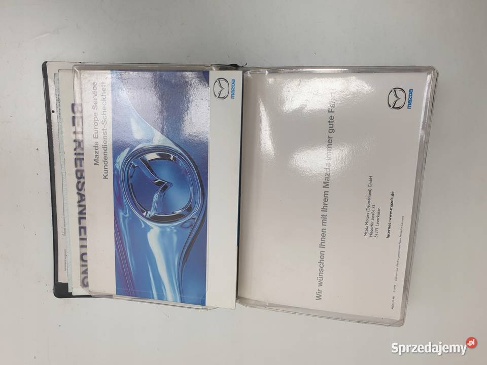 Mazda 5 POKROWIEC NA DOKUMENTY Etui kokumenty Rudka