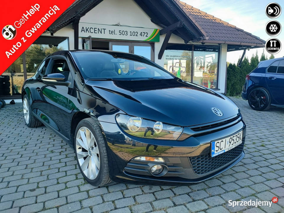 Volkswagen Scirocco Pewniak piękny i zadbany centralny zamek śląskie Ustroń
