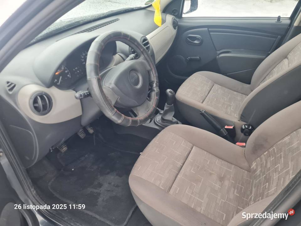 DACIA SANDERO ładna 2008r benzyna Sandero Grajewo