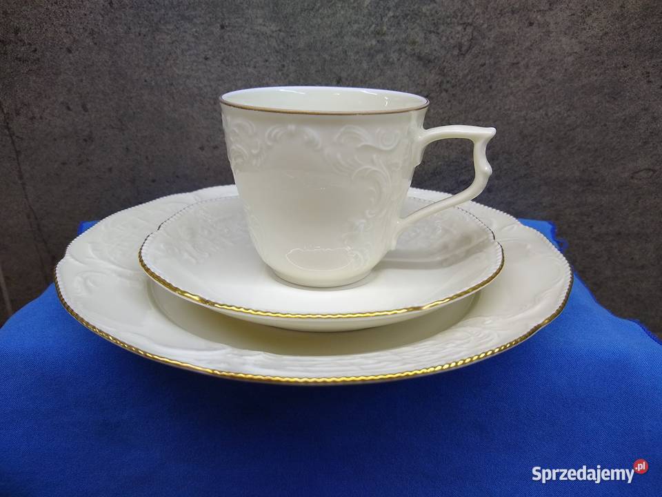 Zestaw do kawy Rosenthal Sanssouci Gold Antyki, Sztuka, Kolekcje Kalisz