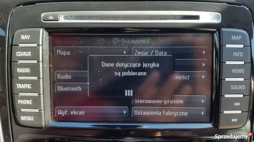 Ford nawigacja Łódź Łódzkie polskie menu mapa GPS i akcesoria Poddębice sprzedam