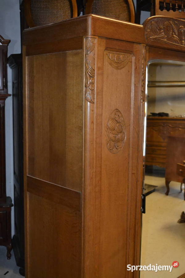 szafa artdeco 1930 francja dąb