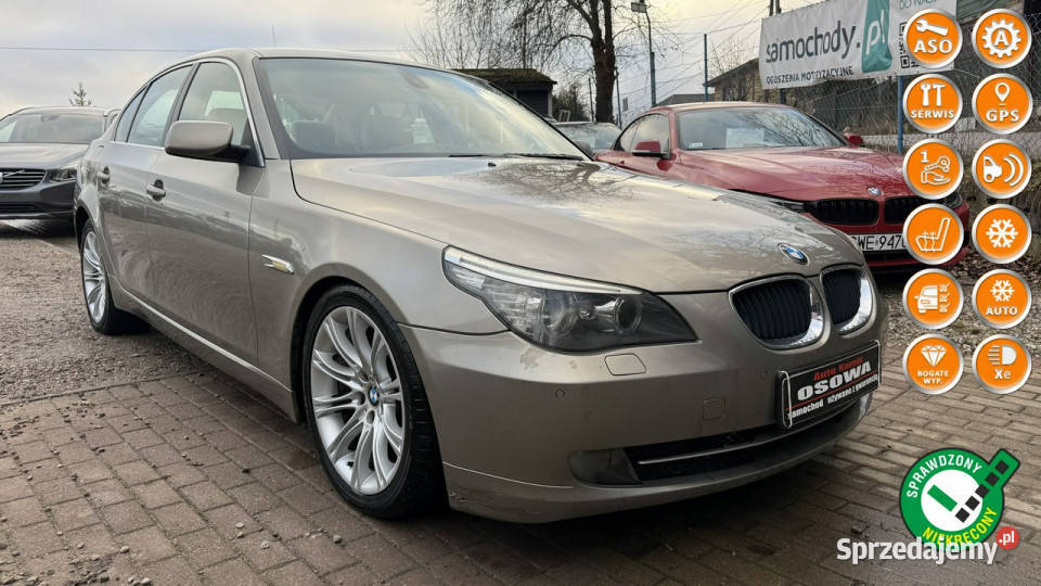 BMW 520 20d 177 Lift Automat skóry bi xenon Navi automatyczna Samochody osobowe Gdańsk